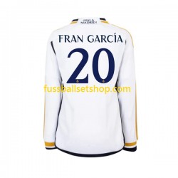 Günstige Fußball Trikotsatz Real Madrid Fran Garcia 20 Herren Heimtrikot 2023-2024 Langarm