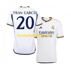 Günstige Fußball Trikotsatz Real Madrid Fran Garcia 20 Herren Heimtrikot 2023-2024 Kurzarm