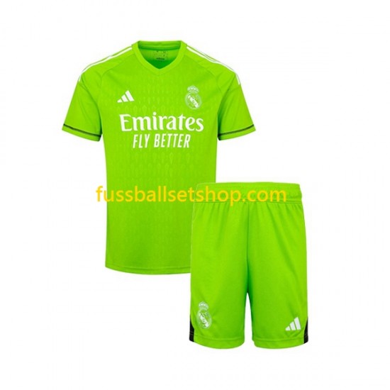 Günstige Fußball Trikotsatz Real Madrid Torwart Kinder Heimtrikot 2023-2024 Kurzarm