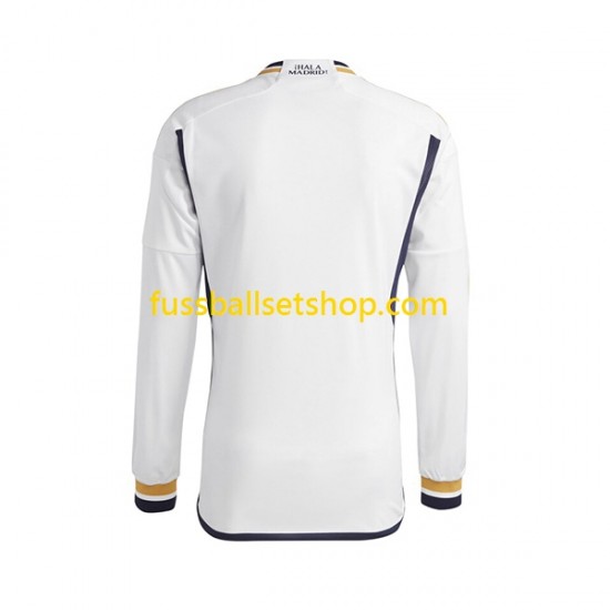 Günstige Fußball Trikotsatz Real Madrid Herren Heimtrikot 2023-2024 Langarm