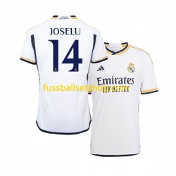 Günstige Fußball Trikotsatz Real Madrid JOSELU 14 Herren Heimtrikot 2023-2024 Kurzarm