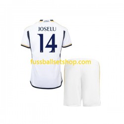 Günstige Fußball Trikotsatz Real Madrid JOSELU 14 Kinder Heimtrikot 2023-2024 Kurzarm