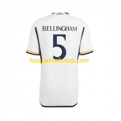 Günstige Fußball Trikotsatz Real Madrid Jude Bellingham 5 Herren Heimtrikot 2023-2024 Kurzarm