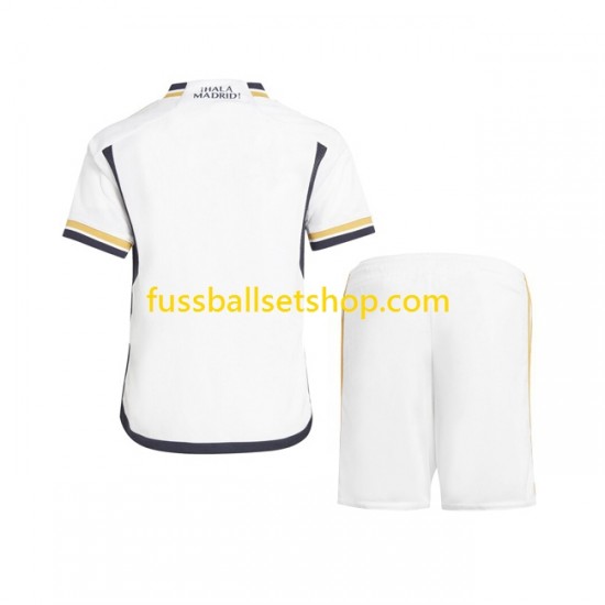 Günstige Fußball Trikotsatz Real Madrid Kinder Heimtrikot 2023-2024 Kurzarm