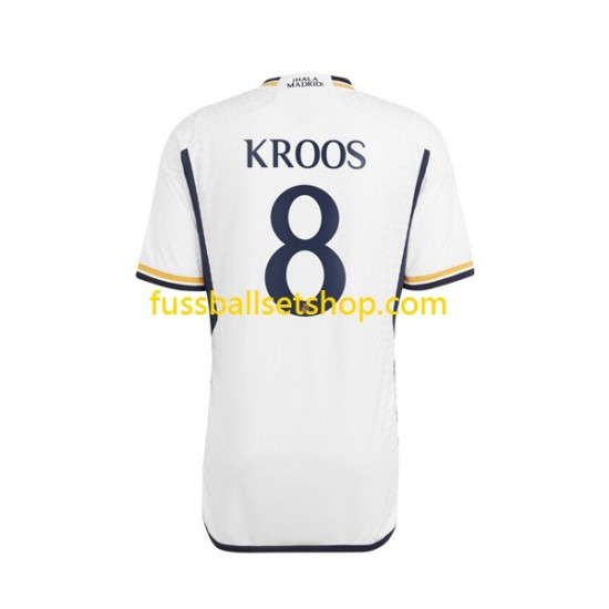 Günstige Fußball Trikotsatz Real Madrid Kroos 8 Herren Heimtrikot 2023-2024 Kurzarm