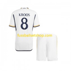 Günstige Fußball Trikotsatz Real Madrid Kroos 8 Kinder Heimtrikot 2023-2024 Kurzarm
