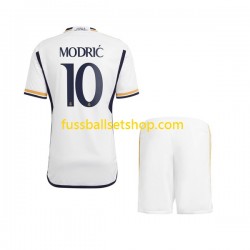 Günstige Fußball Trikotsatz Real Madrid Modrić 10 Kinder Heimtrikot 2023-2024 Kurzarm