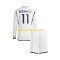 Günstige Fußball Trikotsatz Real Madrid Rodrygo Goes 11 Kinder Heimtrikot 2023-2024 Langarm