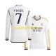 Günstige Fußball Trikotsatz Real Madrid Vinicius Junior 7 Herren Heimtrikot 2023-2024 Langarm
