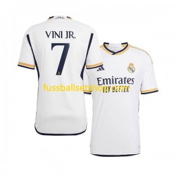 Günstige Fußball Trikotsatz Real Madrid Vinicius Junior 7 Herren Heimtrikot 2023-2024 Kurzarm