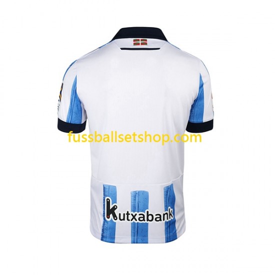 Günstige Fußball Trikotsatz Real Sociedad Herren Heimtrikot 2023-2024 Kurzarm