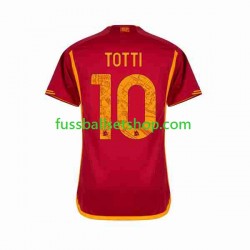 Günstige Fußball Trikotsatz AS Rom Totti 10 Herren Heimtrikot 2023-2024 Kurzarm