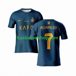 Günstige Fußball Trikotsatz Al-Nassr Ronaldo 7 Herren Auswärtstrikot 2023-2024 Kurzarm