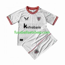 Günstige Fußball Trikotsatz Athletic Bilbao Kinder Auswärtstrikot 2023-2024 Kurzarm