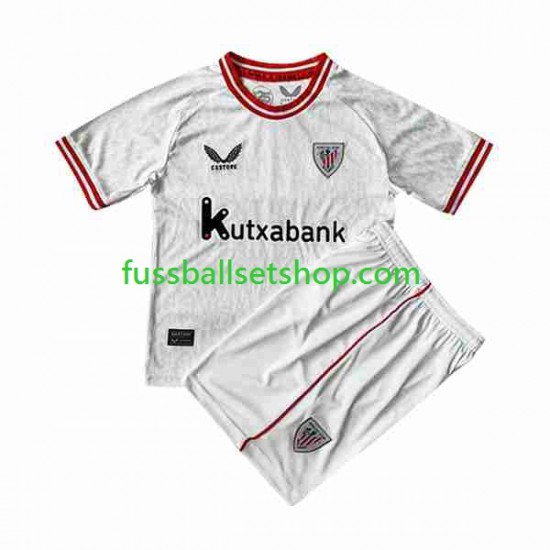 Günstige Fußball Trikotsatz Athletic Bilbao Kinder Auswärtstrikot 2023-2024 Kurzarm