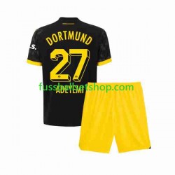 Günstige Fußball Trikotsatz Borussia Dortmund Karim Adeyemi 27 Kinder Auswärtstrikot 2023-2024 Kurzarm