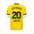 Günstige Fußball Trikotsatz Borussia Dortmund Marcel Sabitzer 20 Herren Heimtrikot 2023-2024 Kurzarm