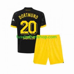 Günstige Fußball Trikotsatz Borussia Dortmund Marcel Sabitzer 20 Kinder Auswärtstrikot 2023-2024 Kurzarm
