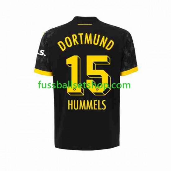Günstige Fußball Trikotsatz Borussia Dortmund Mats Hummels 15 Herren Auswärtstrikot 2023-2024 Kurzarm
