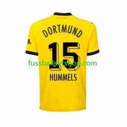 Günstige Fußball Trikotsatz Borussia Dortmund Mats Hummels 15 Herren Heimtrikot 2023-2024 Kurzarm