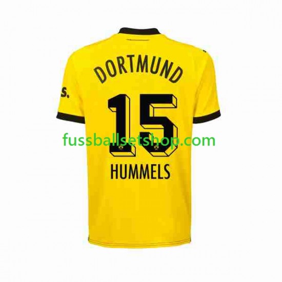 Günstige Fußball Trikotsatz Borussia Dortmund Mats Hummels 15 Herren Heimtrikot 2023-2024 Kurzarm