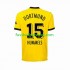 Günstige Fußball Trikotsatz Borussia Dortmund Mats Hummels 15 Herren Heimtrikot 2023-2024 Kurzarm