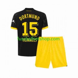Günstige Fußball Trikotsatz Borussia Dortmund Mats Hummels 15 Kinder Auswärtstrikot 2023-2024 Kurzarm