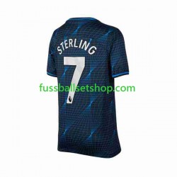 Günstige Fußball Trikotsatz Chelsea Raheem Sterling 7 Herren Auswärtstrikot 2023-2024 Kurzarm