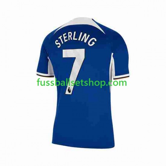 Günstige Fußball Trikotsatz Chelsea Raheem Sterling 7 Herren Heimtrikot 2023-2024 Kurzarm