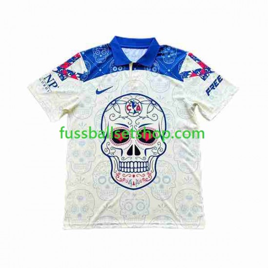 Günstige Fußball Trikotsatz Club América Day of the Dead Herren Auswärtstrikot 2023-2024 Kurzarm