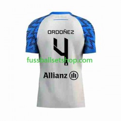 Günstige Fußball Trikotsatz Club Brugge Joel Ordonez 4 Herren Auswärtstrikot 2023-2024 Kurzarm