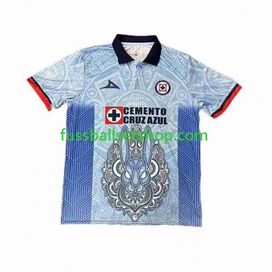 Günstige Fußball Trikotsatz Cruz Azul Day of the Dead Herren Auswärtstrikot 2023-2024 Kurzarm