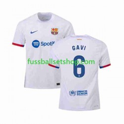 Günstige Fußball Trikotsatz FC Barcelona GAVI 6 Herren Auswärtstrikot 2023-2024 Kurzarm