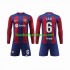 Günstige Fußball Trikotsatz FC Barcelona GAVI 6 Kinder Heimtrikot 2023-2024 Langarm