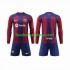 Günstige Fußball Trikotsatz FC Barcelona Kinder Heimtrikot 2023-2024 Langarm