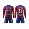 Günstige Fußball Trikotsatz FC Barcelona LEWANDOWSKI 9 Kinder Heimtrikot 2023-2024 Langarm