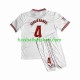 Günstige Fußball Trikotsatz FC Sevilla Sergio Ramos 4 Kinder Heimtrikot 2023-2024 Kurzarm