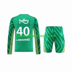 Fenerbahce Livakovic 40 Footbal Kit Torwart Heimtrikot 2023-2024 Langarm