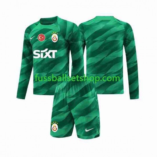 Günstige Fußball Trikotsatz Galatasaray Torwart Kinder Heimtrikot 2023-2024 Langarm