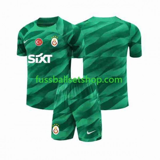 Günstige Fußball Trikotsatz Galatasaray Torwart Kinder Heimtrikot 2023-2024 Kurzarm