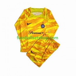 Günstige Fußball Trikotsatz Inter Mailand Torwart Kinder Heimtrikot 2023-2024 Langarm