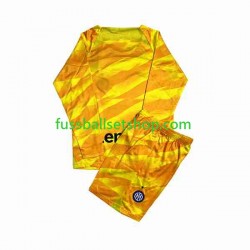 Günstige Fußball Trikotsatz Inter Mailand Torwart Kinder Heimtrikot 2023-2024 Langarm