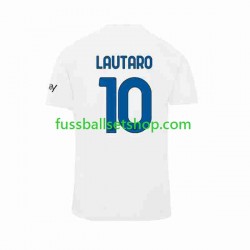 Günstige Fußball Trikotsatz Inter Mailand Lautaro Martinez 10 Herren Auswärtstrikot 2023-2024 Kurzarm