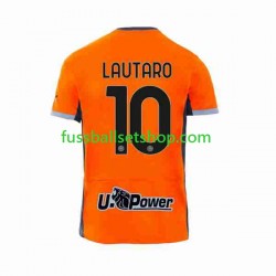 Günstige Fußball Trikotsatz Inter Mailand Lautaro Martinez 10 Herren Ausweichtrikot 2023-2024 Kurzarm