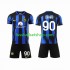 Günstige Fußball Trikotsatz Inter Mailand Lukaku 90 Kinder Heimtrikot 2023-2024 Kurzarm