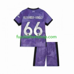 Günstige Fußball Trikotsatz Liverpool Alexander-Arnold 66 Kinder Ausweichtrikot 2023-2024 Kurzarm