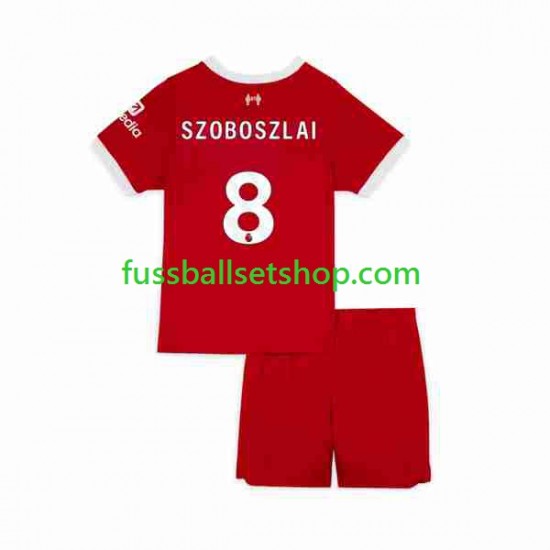 Günstige Fußball Trikotsatz Liverpool Dominik Szoboszlai 8 Kinder Heimtrikot 2023 Kurzarm