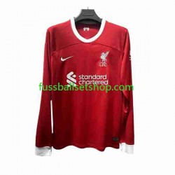 Günstige Fußball Trikotsatz Liverpool Herren Heimtrikot 2023-2024 Langarm
