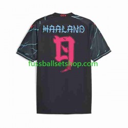 Günstige Fußball Trikotsatz Manchester City Haaland 9 Special Printing Herren Ausweichtrikot 2023-2024 Kurzarm