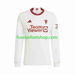 Günstige Fußball Trikotsatz Manchester United Herren Ausweichtrikot 2023-2024 Langarm